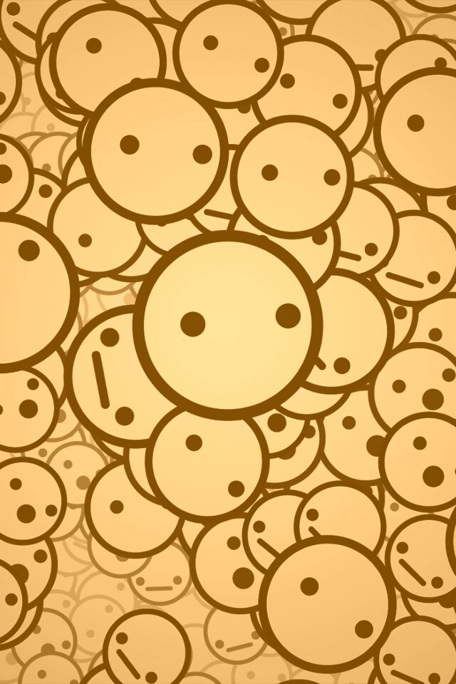 Фон из смайликов обои