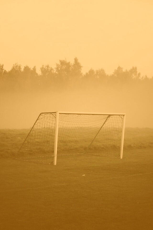 Футбольные ворота обои