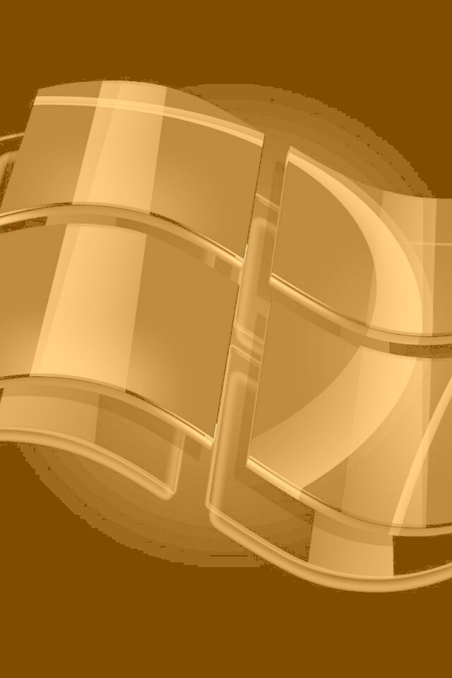 Стеклянный логотип Windows обои