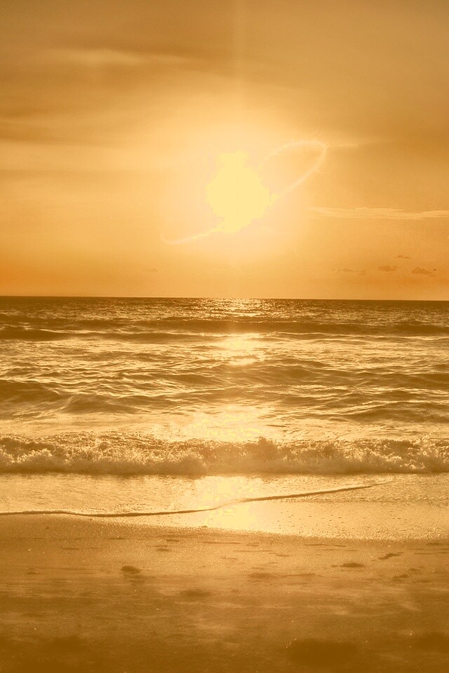 Морской закат обои