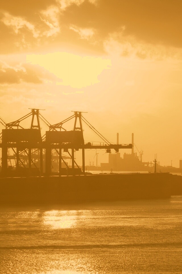 Грузовой порт обои