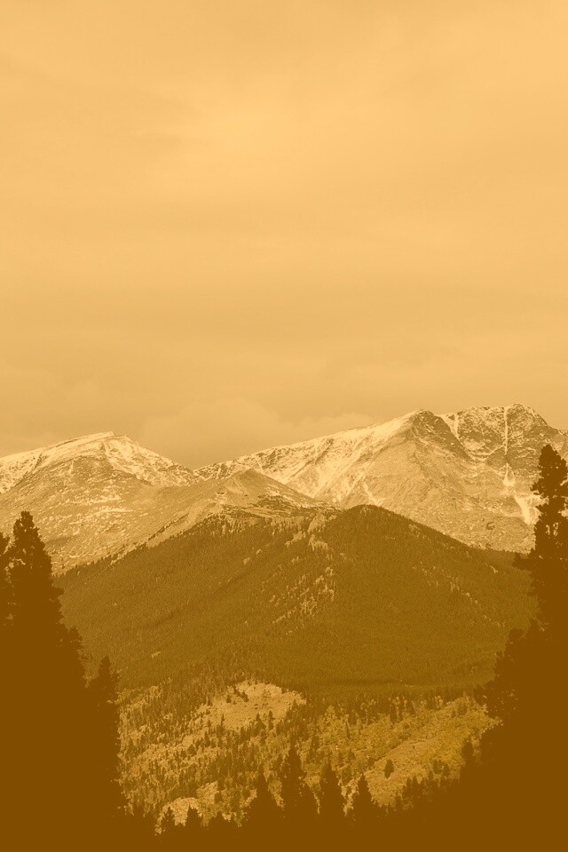 Вид на горы обои