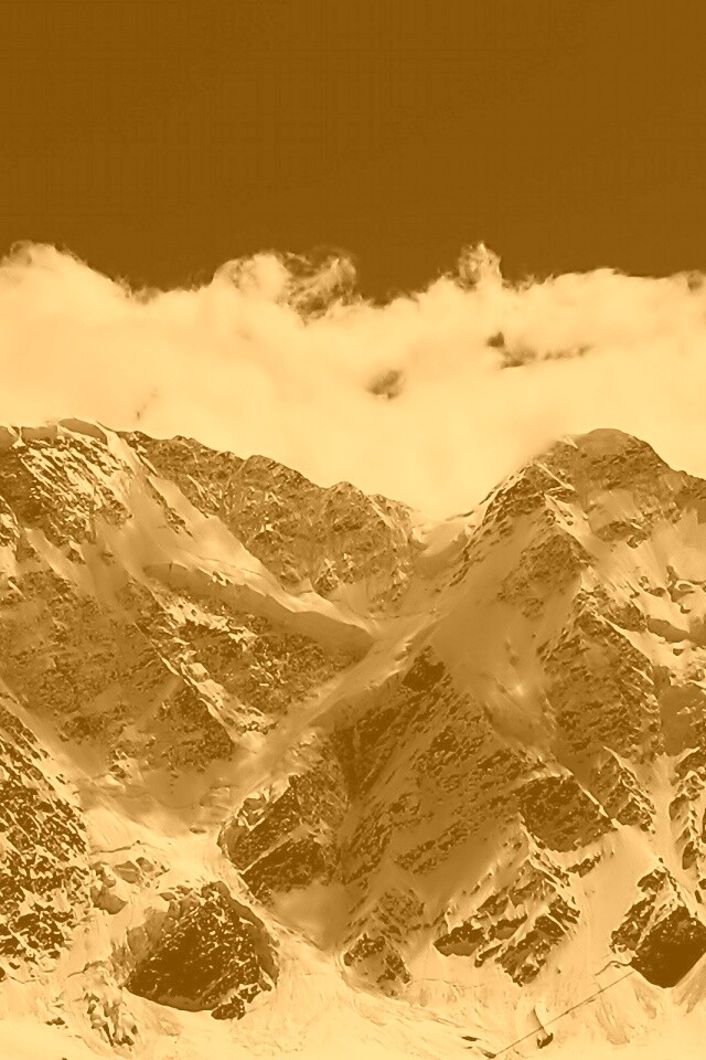 Снежные горы обои