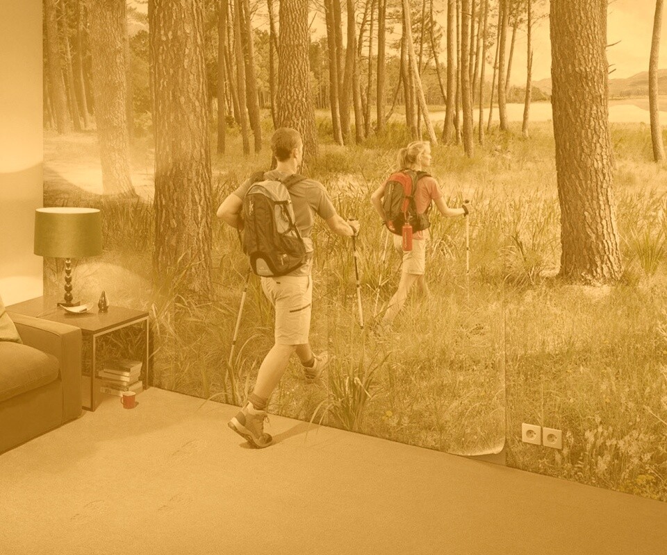 Реклама фотообоев обои