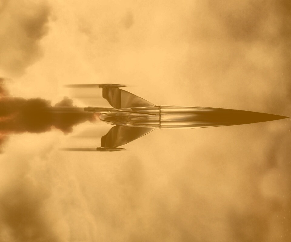 Ракета в полете обои