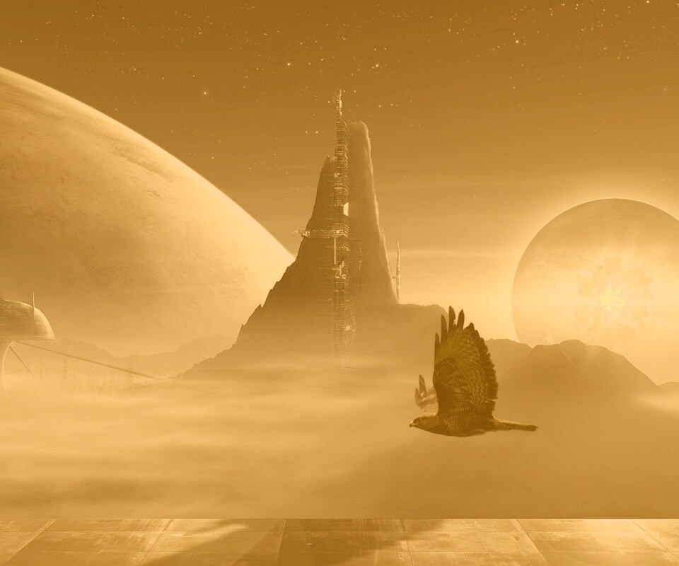 Город на другой планете обои