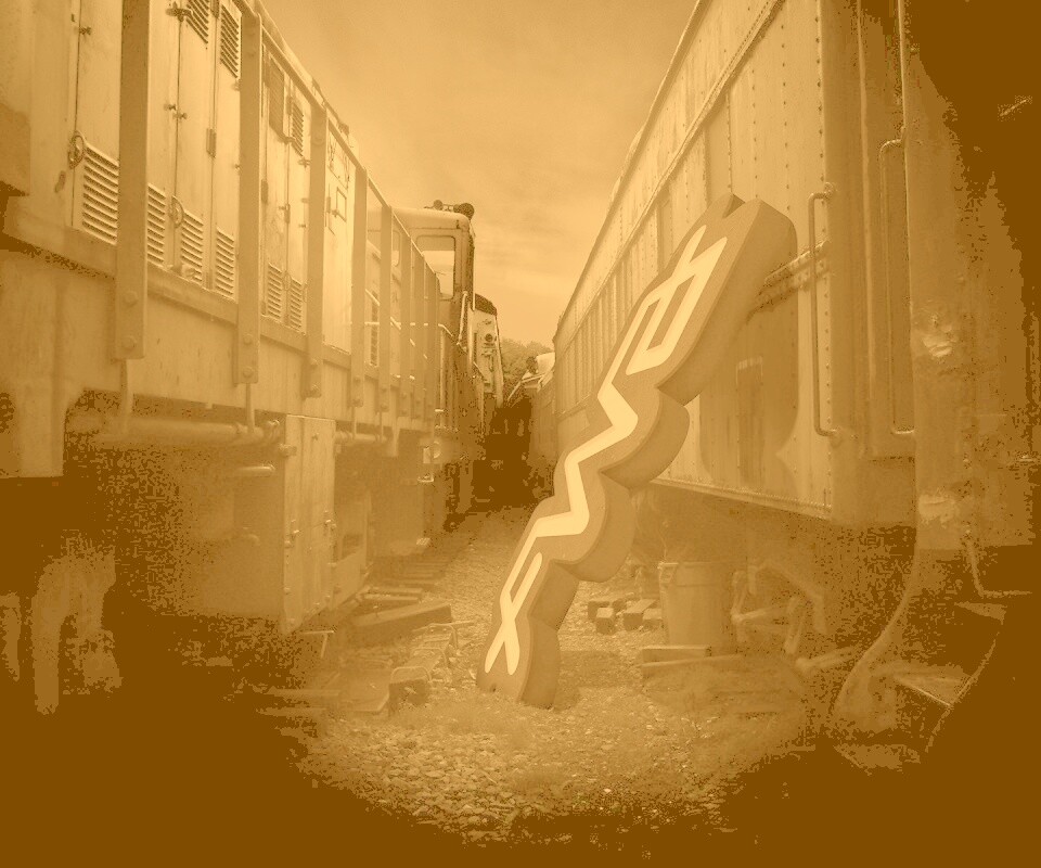 Упавшая вывеска обои