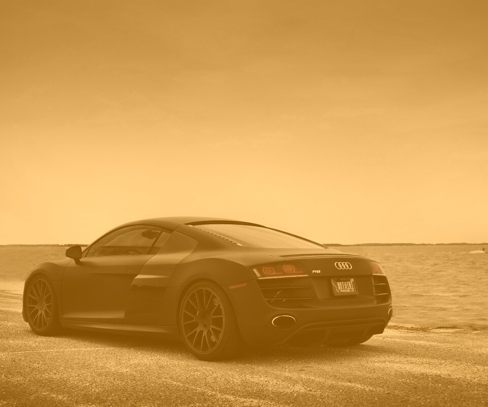 Черный ауди ТТ обои