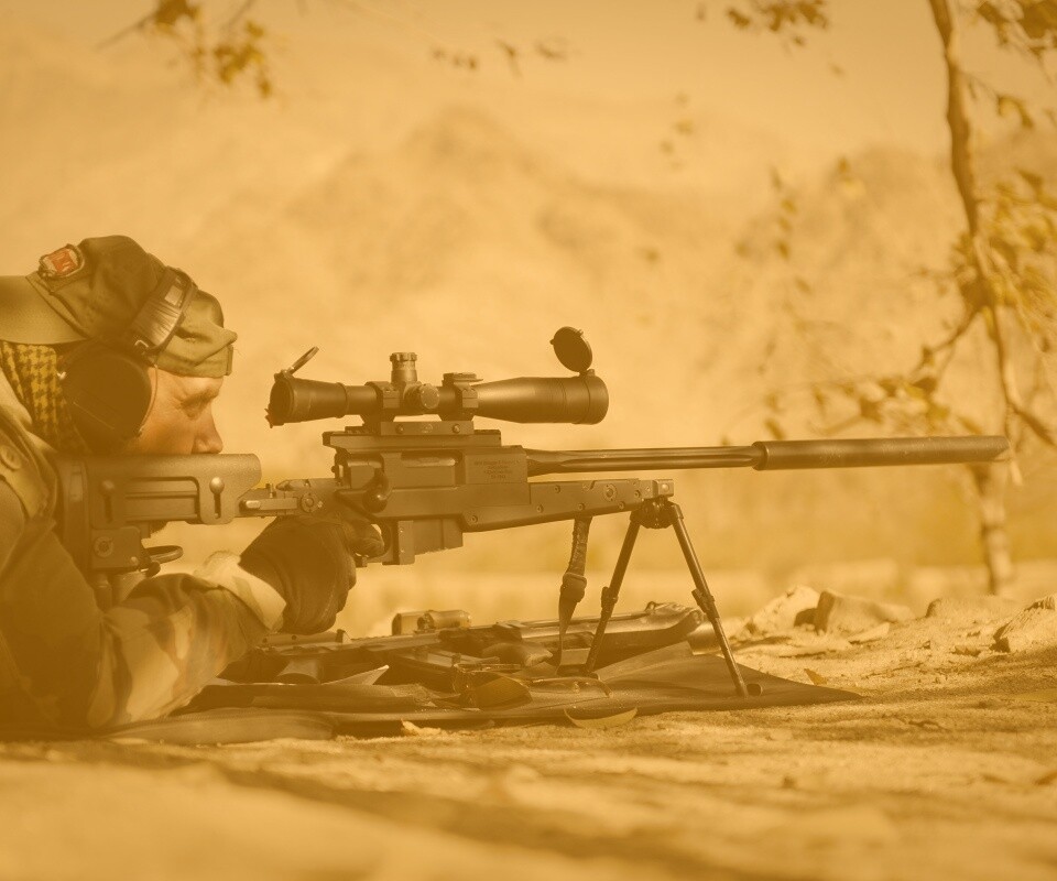 Стрелок в засаде обои