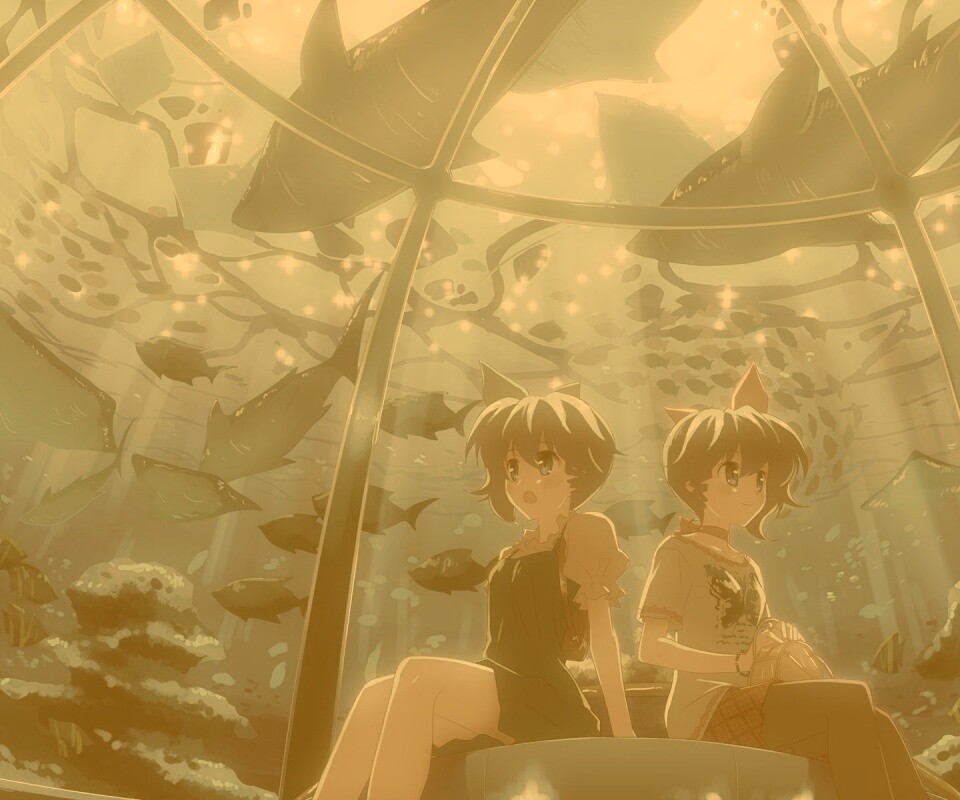 В океанариуме обои