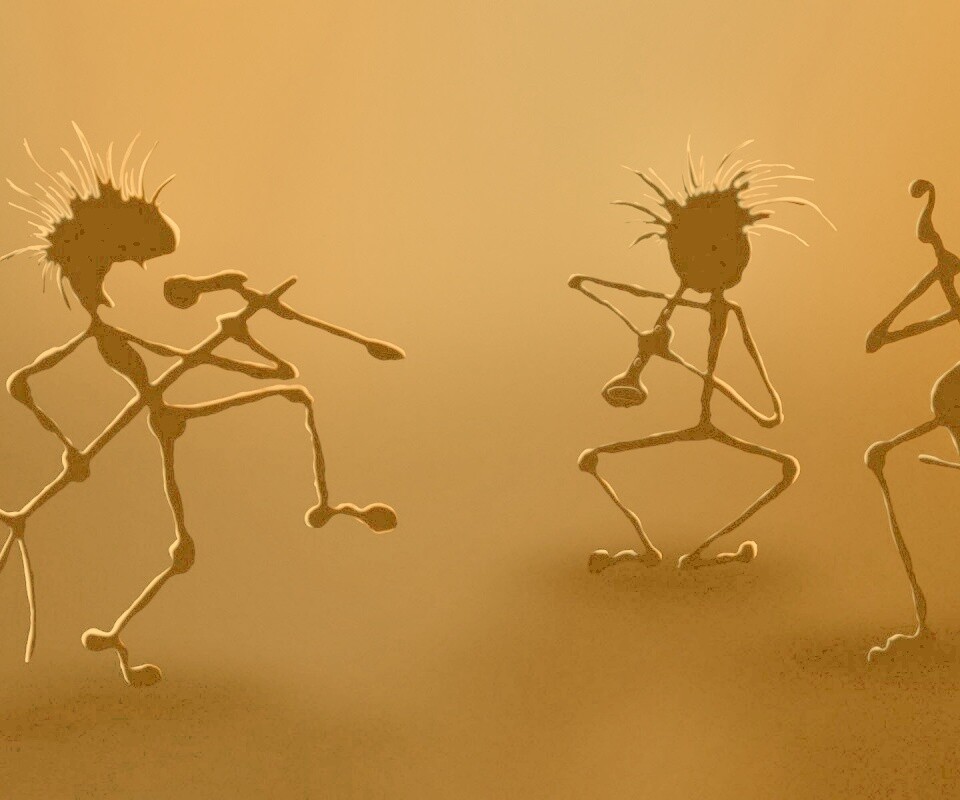 Фигурки музыкантов обои