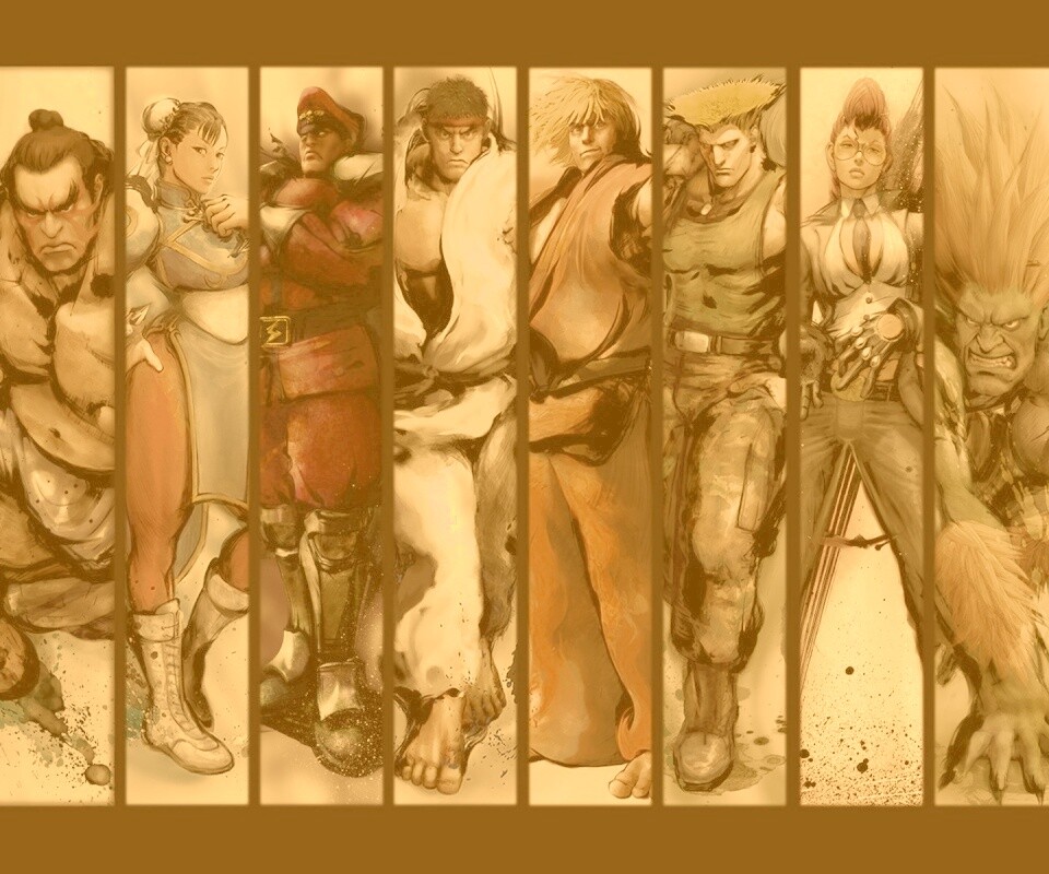 Герои игры Street FIghter обои