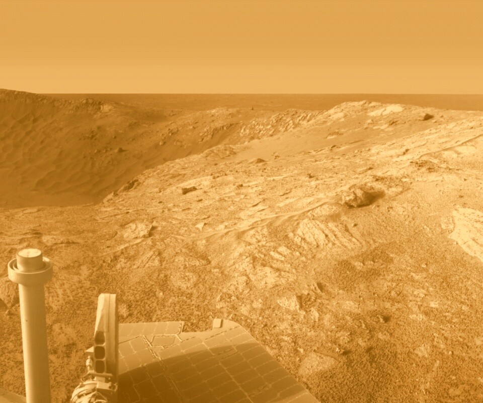 Снимок с марсохода обои