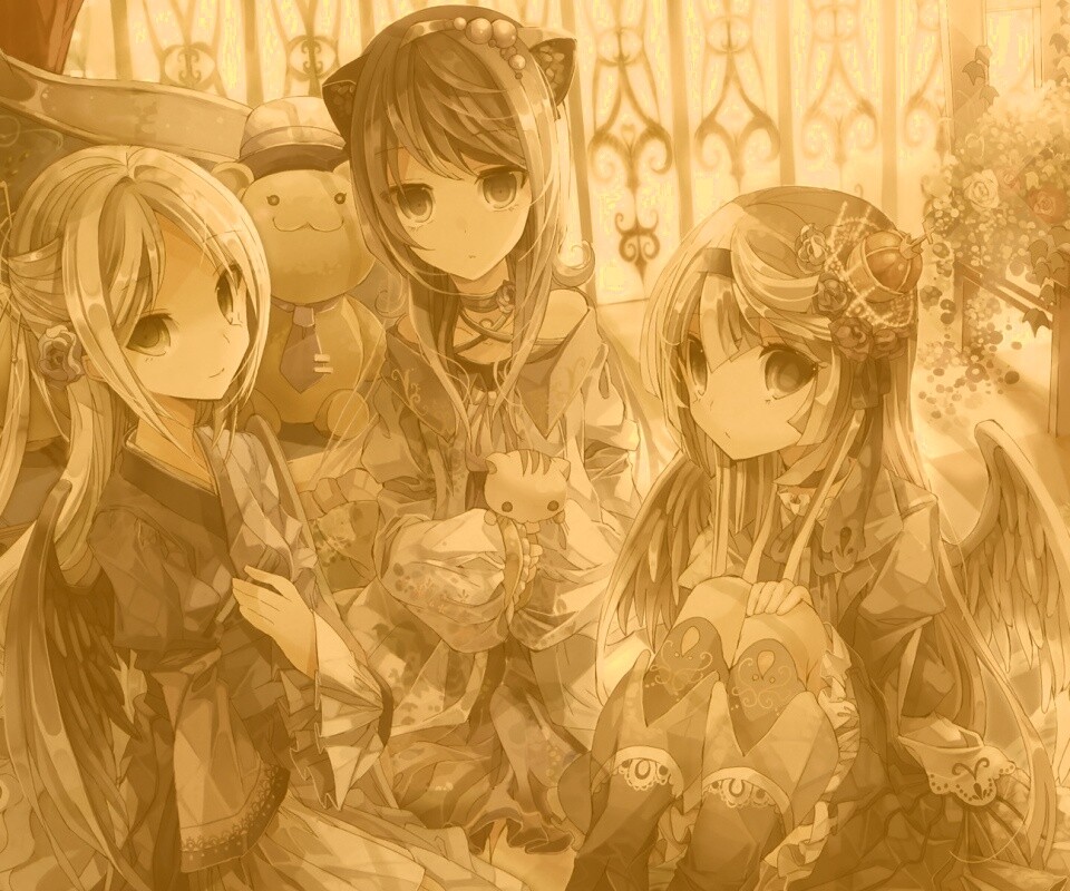 Три лоли обои