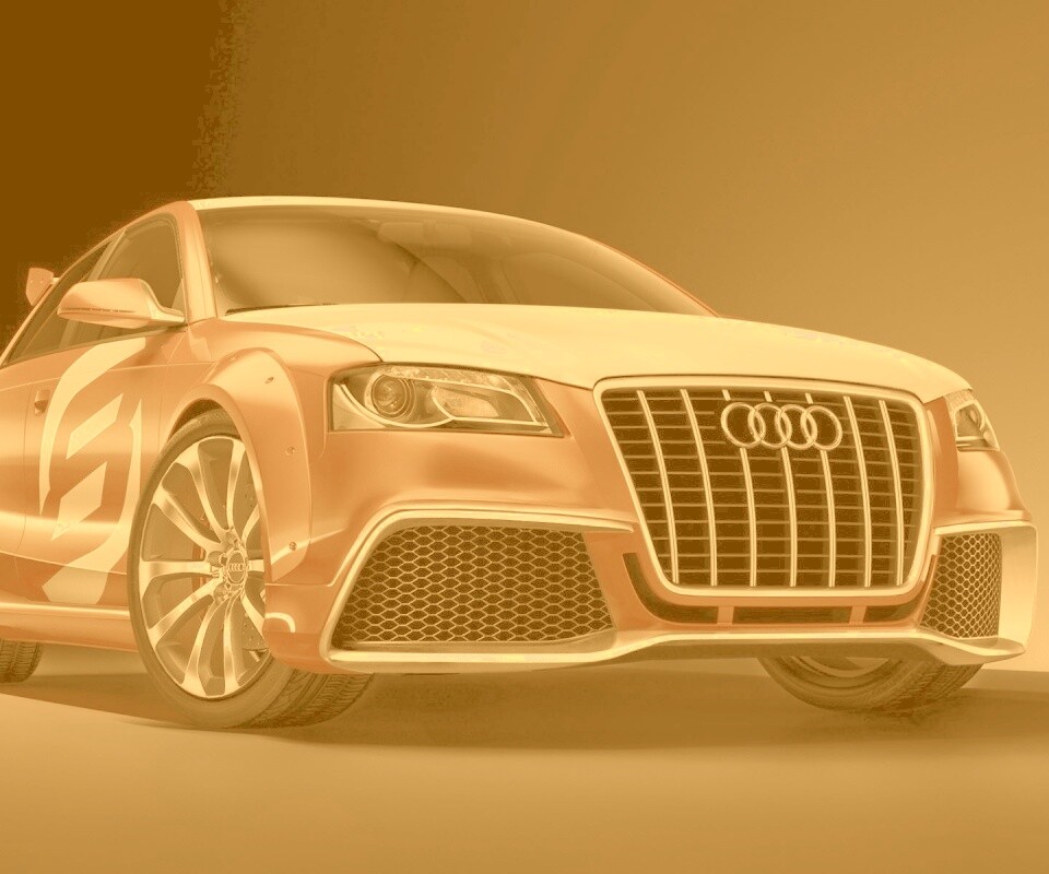 Красный Ауди обои