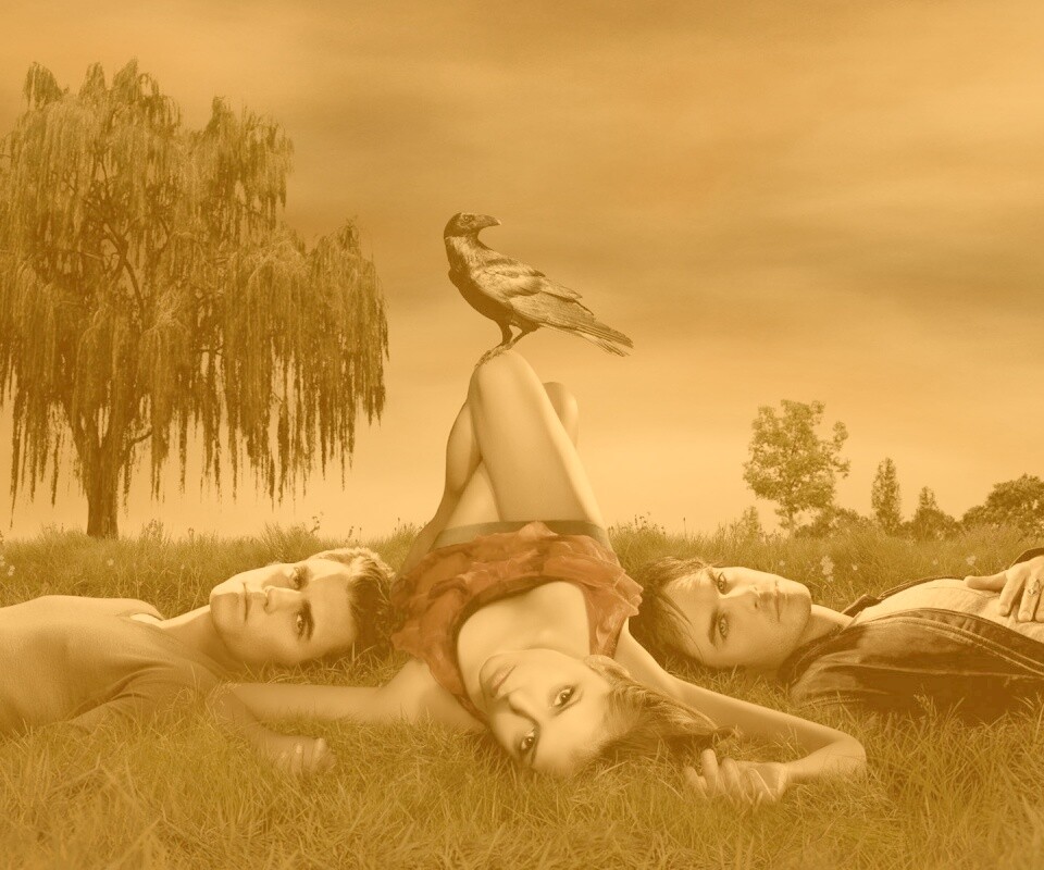 Герои сериала Дневники Вампира обои