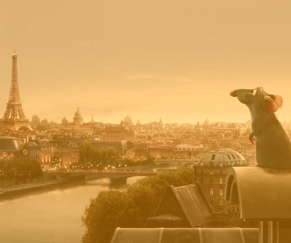 Париж в Рататуе обои