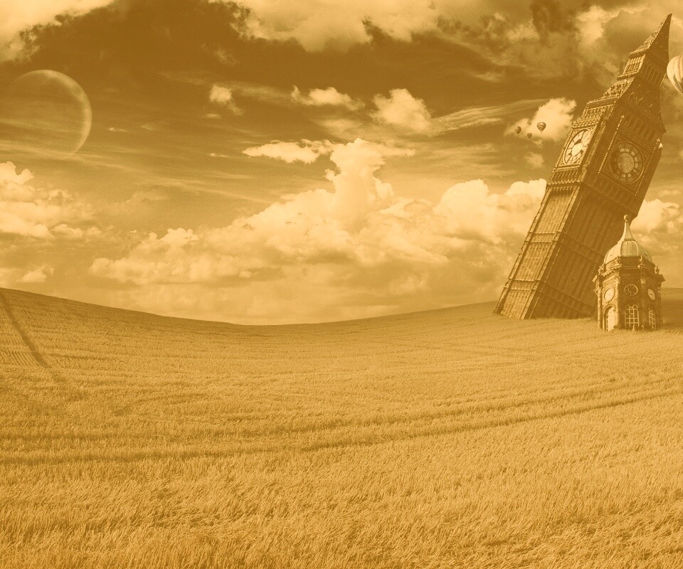 Лондон через тысячи лет обои
