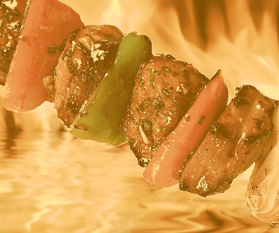 Сочный шашлычок обои