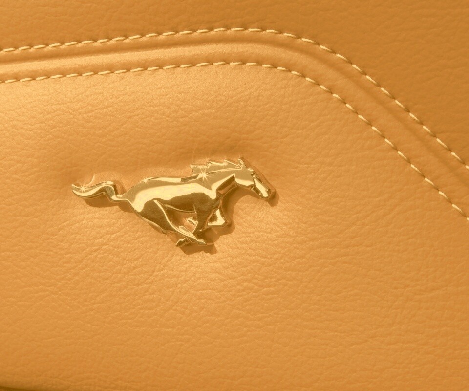 Кожаный салон Форда Мустанг обои