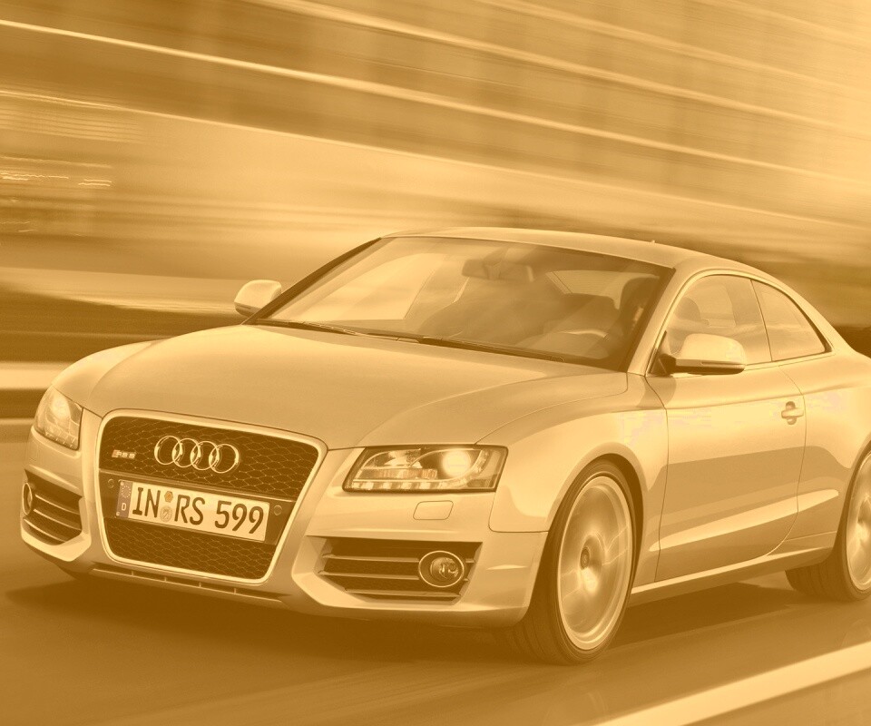 Ауди на скорости обои
