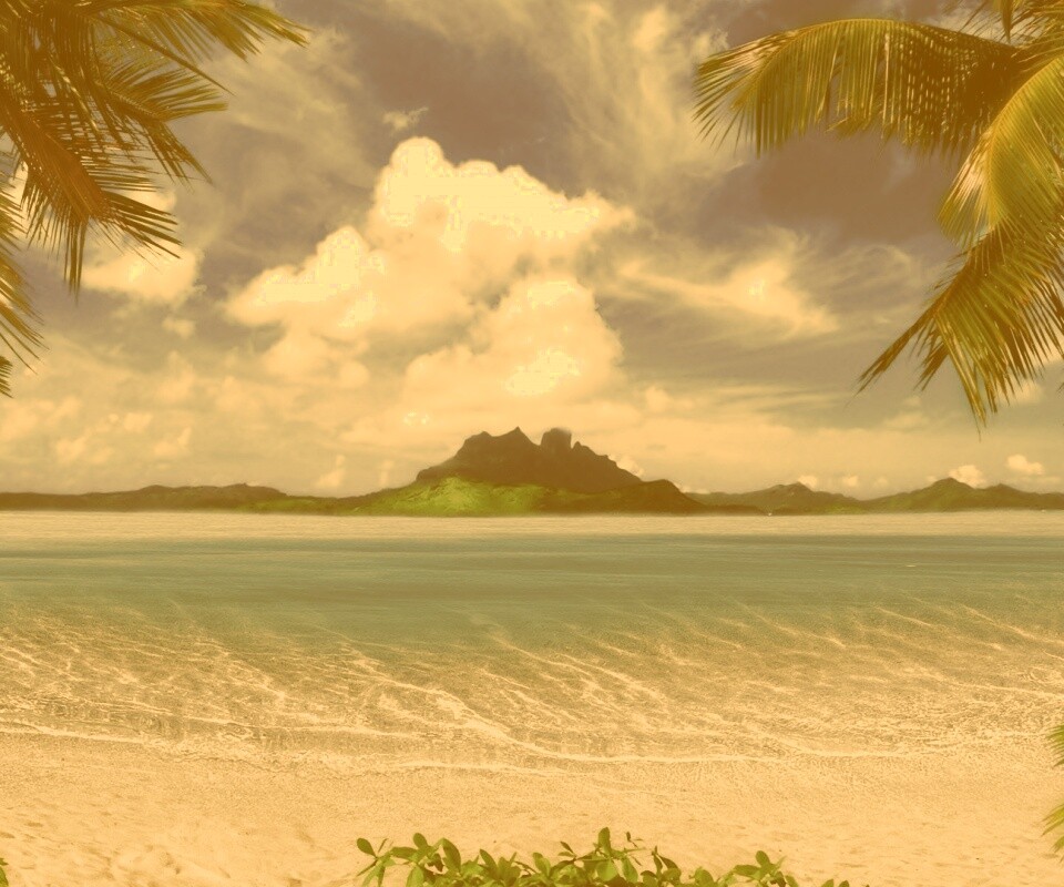 Тропический рай обои