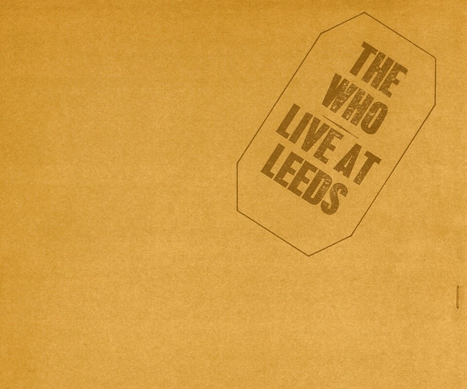 The who live at leeds обои
