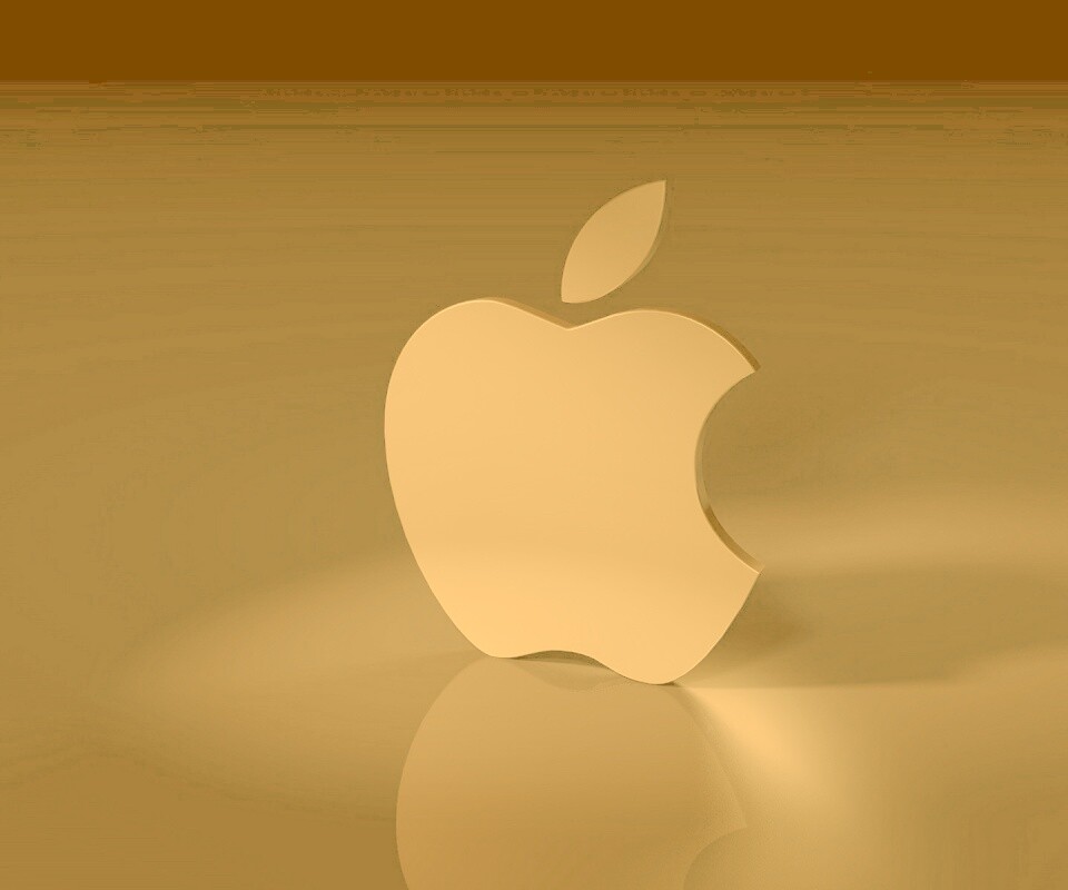 3D логотип Apple обои