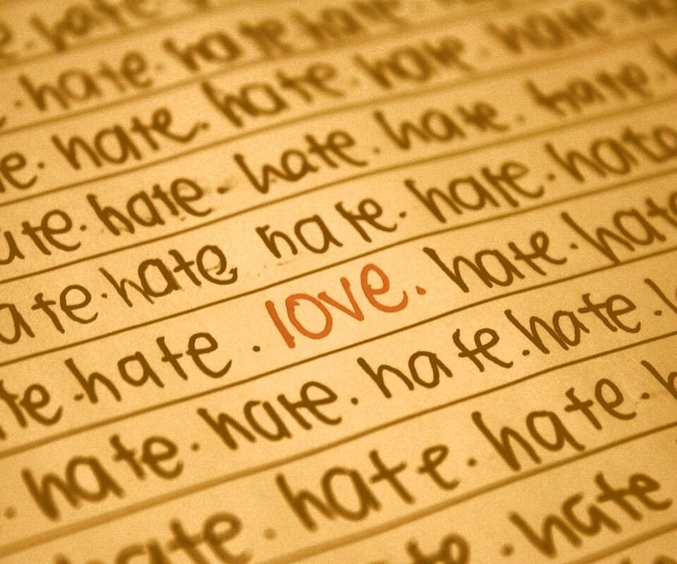 Любовь среди ненависти обои