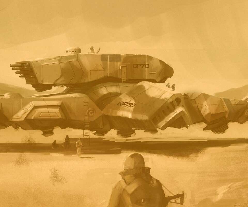 Летающий танк обои