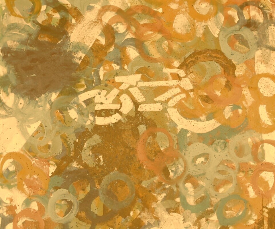 Рисованный через трафарет велосипед обои