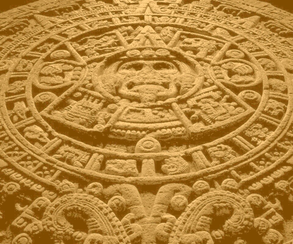 Индейские записи высеченные в камне обои