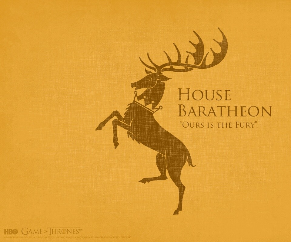 Герб дома Баратеонов обои