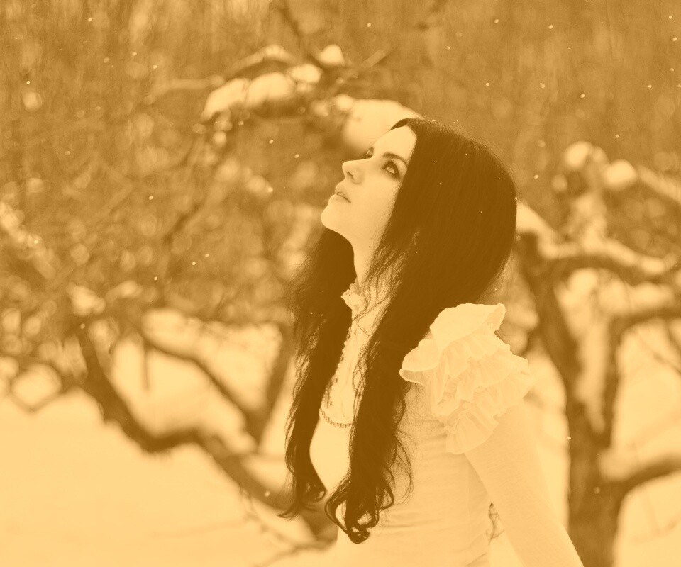 Белоснежная леди обои