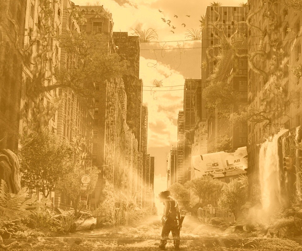 Постапокалиптический мир обои