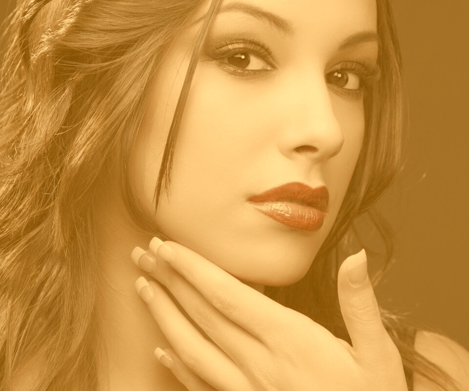 Красивое лицо обои