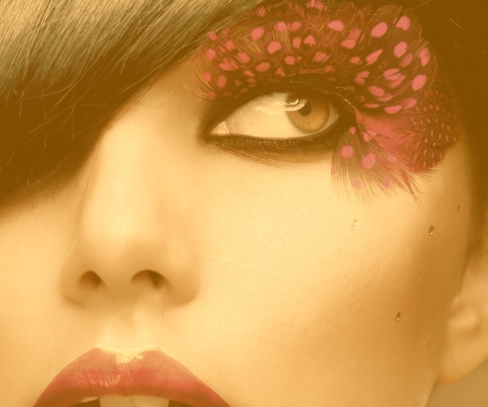 Макияж крупным планом обои