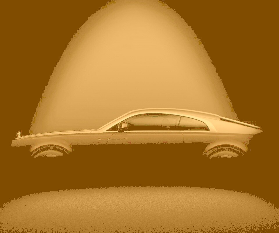 Силуэт Rolls Roys обои