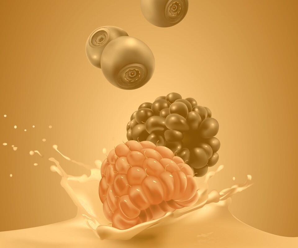 Векторные ягоды обои