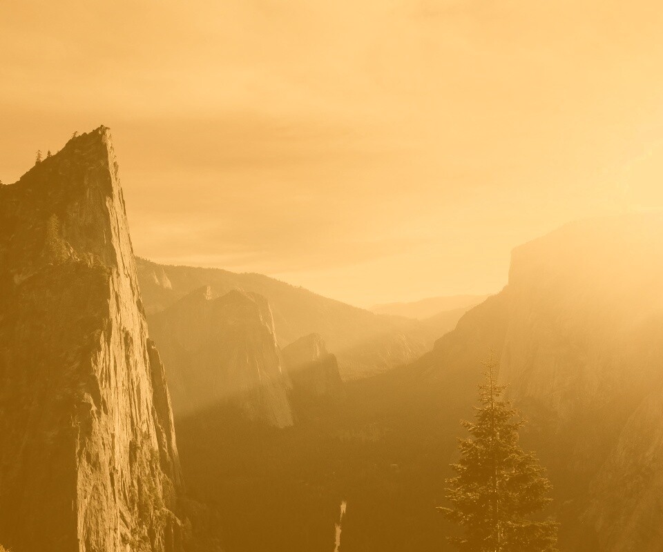 Горный пейзаж обои