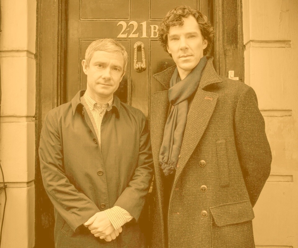 Шерлок и Ватсон обои