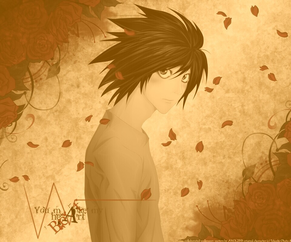 Тетрадь смерти, фанарт обои