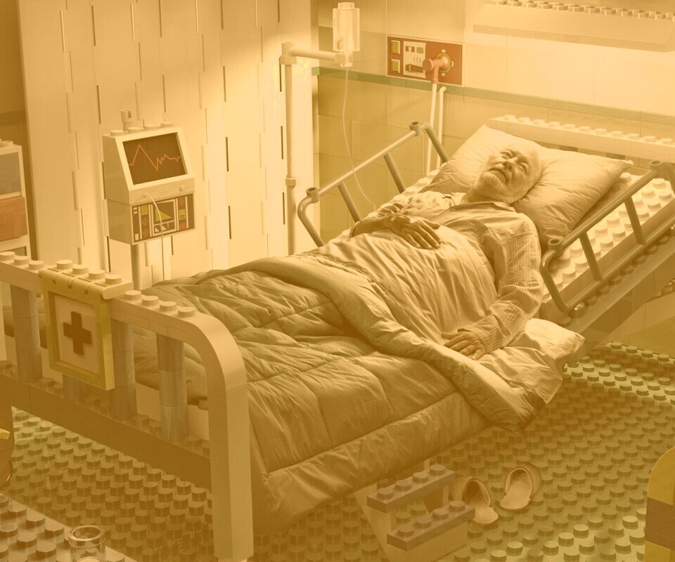 Лего больница обои