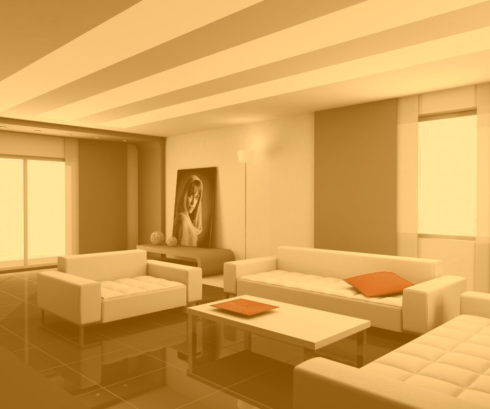 Белая гостинная обои