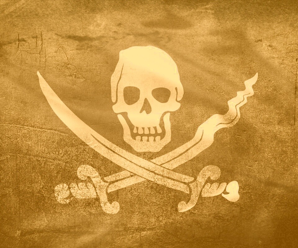 Пиратский флаг обои