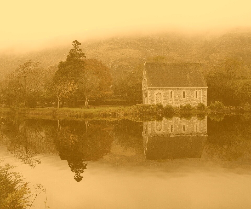 Живописный дом обои