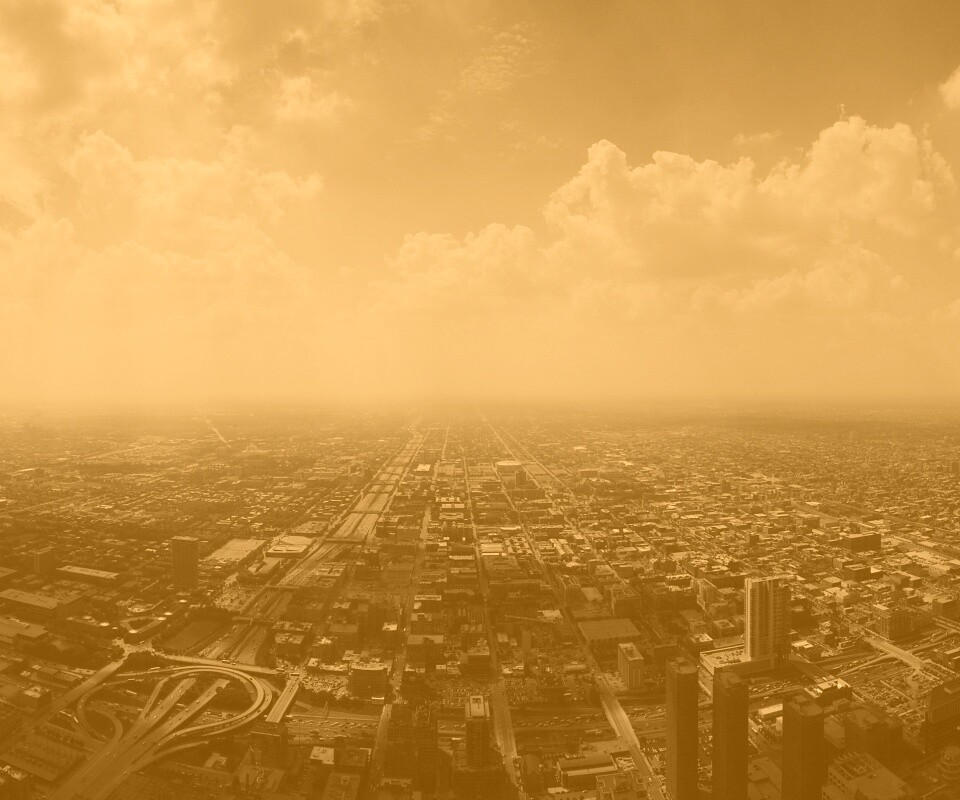 Город: вид сверху обои