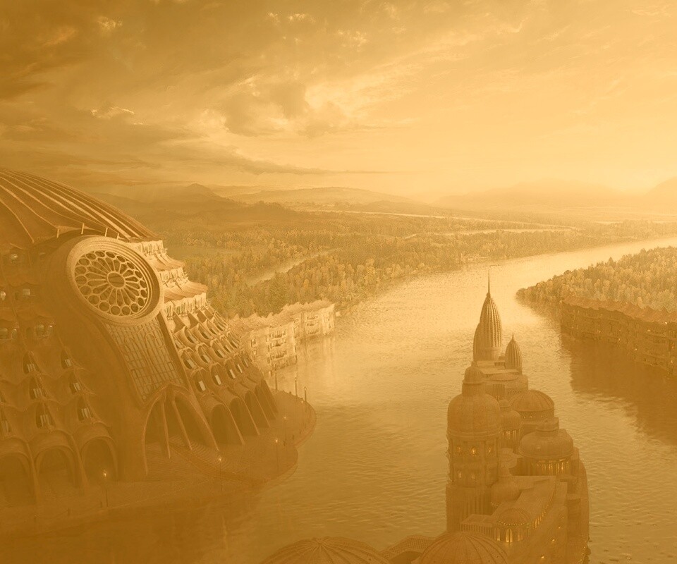 Древний город обои