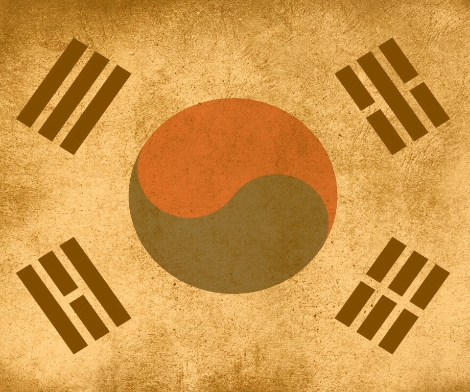 Флаг Кореи обои