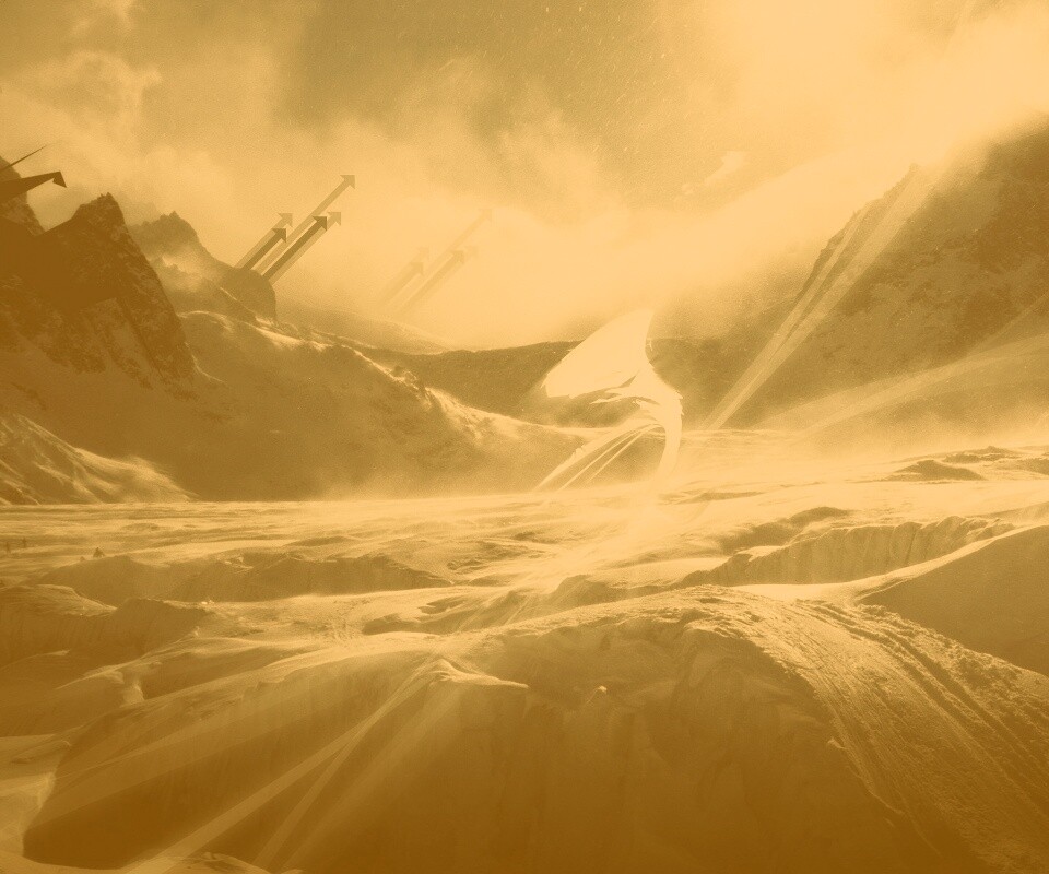 Туманные горы обои